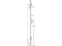 Serratura Infilare Multipunto Cilindro con Scrocco e Catenaccio Poseidon Entrata 60  W112006012   AGB - immagine 2